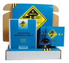 Marcom - Hazardous Materials Labels, Multimedia Training Kit - 22 Minute Run Time DVD, English and Spanish - Industrial Tool & Supply