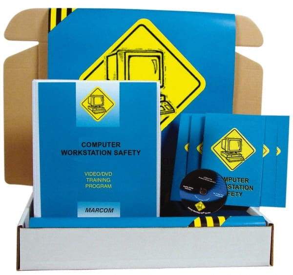 Marcom - Computer Workstation Safety, Multimedia Training Kit - 18 Minute Run Time DVD, English and Spanish - Industrial Tool & Supply