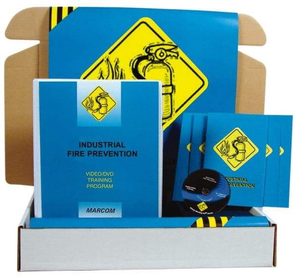 Marcom - Industrial Fire Prevention, Multimedia Training Kit - 22 Minute Run Time DVD, English and Spanish - Industrial Tool & Supply