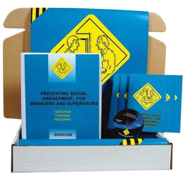 Marcom - Preventing Sexual Harassment for Managers and Supervisors, Multimedia Training Kit - 16 Minute Run Time DVD, English and Spanish - Industrial Tool & Supply