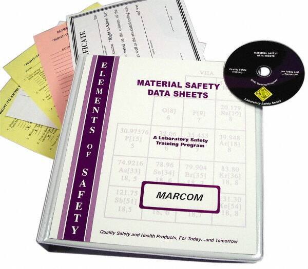 Marcom - Using Material Safety Data Sheets in the Laboratory, Multimedia Training Kit - DVD, English - Industrial Tool & Supply