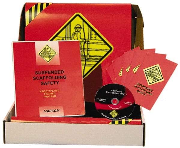 Marcom - Suspended Scaffolding Safety, Multimedia Training Kit - 20 Minute Run Time DVD, English and Spanish - Industrial Tool & Supply