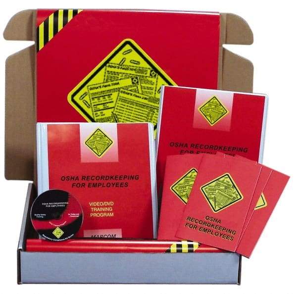 Marcom - OSHA Recordkeeping for Employees, Multimedia Training Kit - 14 Minute Run Time DVD, English and Spanish - Industrial Tool & Supply