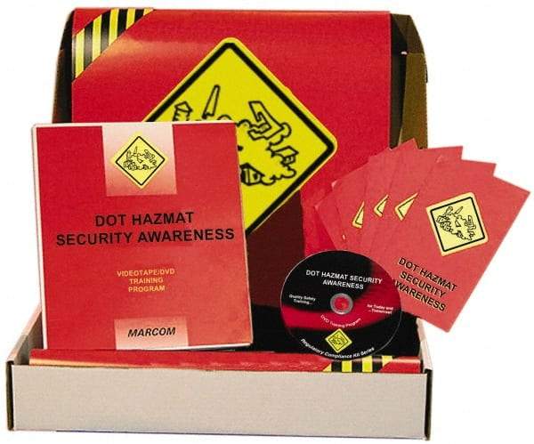 Marcom - DOT HazMat Security Awareness, Multimedia Training Kit - DVD, English - Industrial Tool & Supply