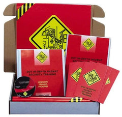 Marcom - DOT In-Depth HazMat Security, Multimedia Training Kit - 16 Minute Run Time DVD, English and Spanish - Industrial Tool & Supply