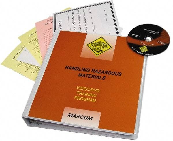 Marcom - Handling Hazardous Materials, Multimedia Training Kit - 23 min Run Time DVD, English & Spanish - Industrial Tool & Supply