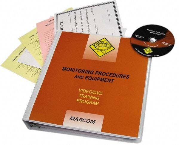 Marcom - Monitoring Procedures and Equipment, Multimedia Training Kit - 18 min Run Time DVD, English & Spanish - Industrial Tool & Supply