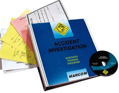 Marcom - Accident Investigation, Multimedia Training Kit - 13 Minute Run Time DVD, English and Spanish - Industrial Tool & Supply