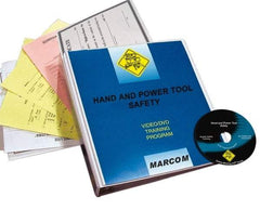 Marcom - Hand and Power Tool Safety, Multimedia Training Kit - 18 Minute Run Time DVD, English and Spanish - Industrial Tool & Supply
