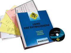Marcom - Using Fire Extinguishers, Multimedia Training Kit - 18 Minute Run Time DVD, English and Spanish - Industrial Tool & Supply