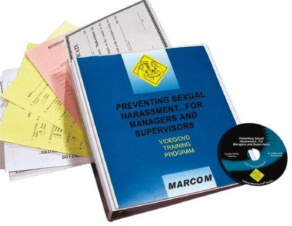 Marcom - Preventing Sexual Harassment for Managers and Supervisors, Multimedia Training Kit - 16 Minute Run Time DVD, English and Spanish - Industrial Tool & Supply