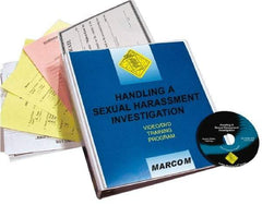 Marcom - Handling a Sexual Harassment Investigation, Multimedia Training Kit - 20 Minute Run Time DVD, English and Spanish - Industrial Tool & Supply