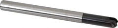 LMT - 3/4" Cut Diam, 2.36" Max Depth of Cut, 3/4" Shank Diam, 8.27" OAL, Indexable Ball Nose End Mill - 2.36" Head Length, Straight Shank, EBG-R Toolholder, WPR 0750 Insert - Industrial Tool & Supply