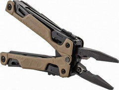 Leatherman - 16 Piece, Multi-Tool Set - Coyote Tan, 6-1/2" OAL, 4-1/2" Closed Length - Industrial Tool & Supply