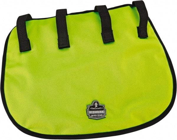 Ergodyne - Size Universal Cooling Neck Protector - Cotton & PVA, Lime, Solid Pattern - Industrial Tool & Supply