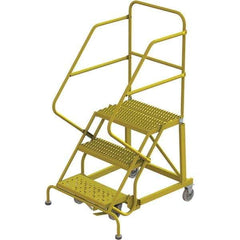 TRI-ARC - Rolling & Wall Mounted Ladders & Platforms Type: Stairway Slope Ladder Style: Forward Descent 50 Degree Incline - Industrial Tool & Supply