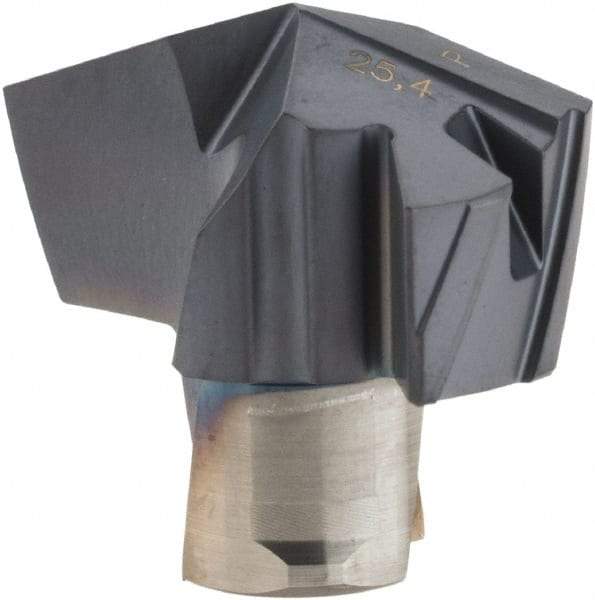 Iscar - Series ICP-2M, 1" Diam Grade IC908 140° Replaceable Drill Tip - Carbide, TiAlN Finish, 25 Seat Size, Through Coolant - Industrial Tool & Supply
