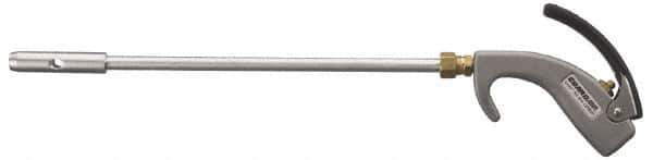 Guardair - 120 Max psi Venturi Nozzle Thumb Lever Blow Gun - 1/4 NPT, 48" Tube Length, Aluminum - Industrial Tool & Supply