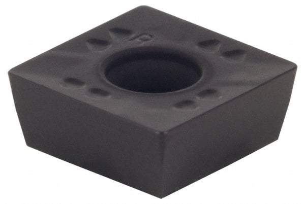 Kennametal - SPET31251 Grade KCPK30 Carbide Milling Insert - TiN/TiCN/Al2O3 Finish, 0.1563" Thick, 10mm Inscribed Circle, 0.4mm Corner Radius - Industrial Tool & Supply