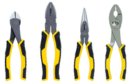 STANLEY® 4 Piece Bi-Material Plier Set - Industrial Tool & Supply