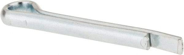 Made in USA - 3/16" Diam x 1-1/2" Long Hammerlock Cotter Pin - Grade 2, Zinc-Plated, Steel - Industrial Tool & Supply