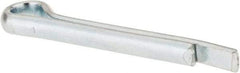 Made in USA - 3/16" Diam x 1-1/2" Long Hammerlock Cotter Pin - Grade 2, Zinc-Plated, Steel - Industrial Tool & Supply