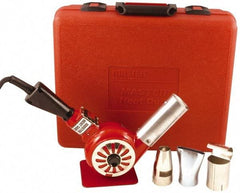 Master Appliance - 200 to 300°F Heat Setting, 23 CFM Air Flow, Heat Gun Kit - 120 Volts, 5 Amps, 600 Watts, 6' Cord Length - Industrial Tool & Supply