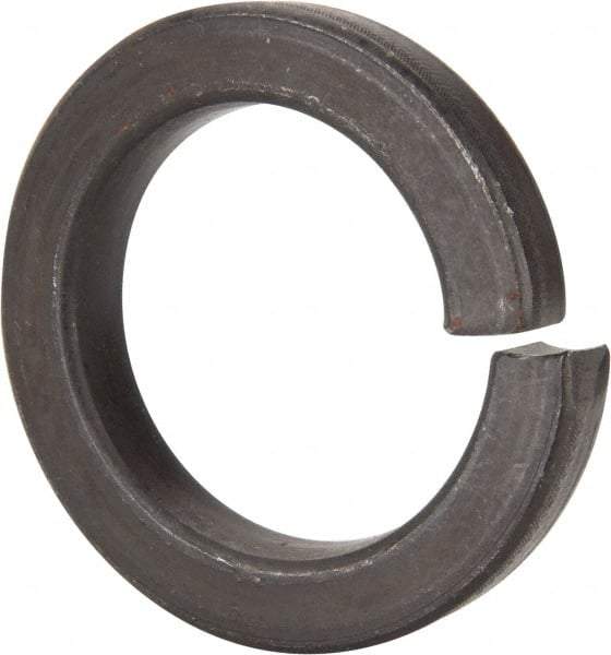 Value Collection - 1-7/8", 1.883" ID, 0.422" Thick Split Lock Washer - Grade 8 Spring Steel, Uncoated, 1.883" Min ID, 1.914" Max ID, 2.811" Max OD - Industrial Tool & Supply