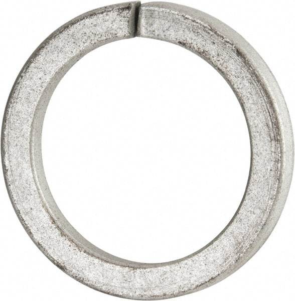 Value Collection - 3", 2.008" ID, 0.458" Thick Split Lock Washer - Grade 8 Spring Steel, Zinc-Plated Finish, 2.008" Min ID, 2.039" Max ID, 4.074" Max OD - Industrial Tool & Supply