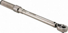 CDI - 3/8" Drive Micrometer Torque Wrench - 150 In/Lb to 1,000 In/Lb Torque, 16" OAL, 0.6 N/m Graduation, Pear Head - Industrial Tool & Supply