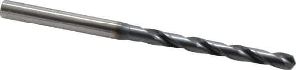 OSG - #7 130° Powdered Metal Jobber Drill - V Finish, Right Hand Cut, Spiral Flute, Straight Shank, 96mm OAL, Standard Point - Industrial Tool & Supply