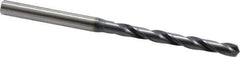 OSG - #7 130° Powdered Metal Jobber Drill - V Finish, Right Hand Cut, Spiral Flute, Straight Shank, 96mm OAL, Standard Point - Industrial Tool & Supply