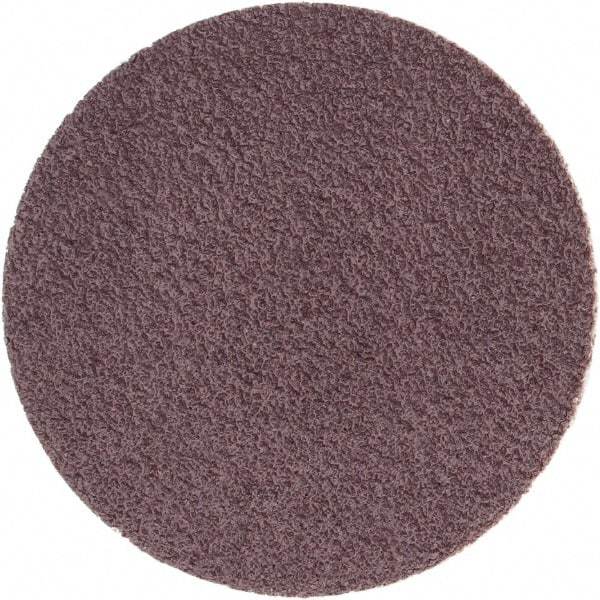 Standard Abrasives - 1-1/2" Disc Diam, 80 Grit, Aluminum Oxide Quick Change Disc - Type P Attaching System, Coated, Red, Medium Grade, 25,000 RPM - Industrial Tool & Supply