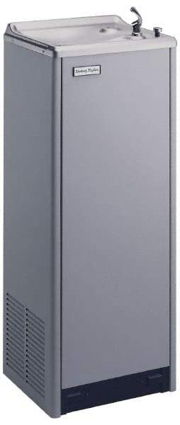 Halsey Taylor - 13.5 GPH Cooling Capacity Deluxe Floor Standing Water Cooler & Fountain - Heavy Gauge, 105 Max psi, 120 VAC Volts, 625 Watts, 8.0 Full Load Amperage, Vinyl Clad Steel - Industrial Tool & Supply