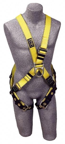 DBI/SALA - 420 Lb Capacity, Size Universal, Full Body Tower Climbers Safety Harness - Polyester Webbing, Front D-Ring, Pass-Thru Leg Strap, Pass-Thru Chest Strap - Industrial Tool & Supply