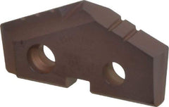 Allied Machine and Engineering - 1-7/32" Diam x 3/16" Thick, Seat Code 2, 132° Included Angle Spade Drill Insert - AM200 Coated, Cobalt, Grade Super Cobalt, Series GEN2 T-A - Industrial Tool & Supply
