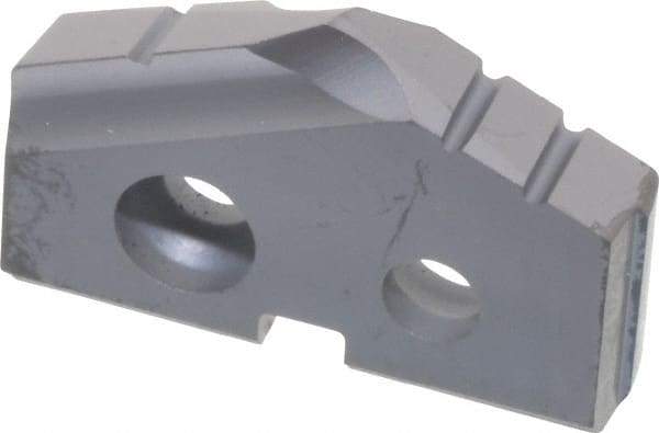 Allied Machine and Engineering - 11/16" Diam x 1/8" Thick, Seat Code 0, 132° Included Angle Spade Drill Insert - TiAlN Coated, Carbide, Grade K20, Series T-A - Industrial Tool & Supply