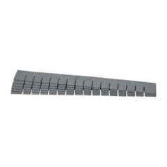 Quantum Storage - 22.4" Wide x 3" High, Gray Bin Divider - Use with DG93030 - Industrial Tool & Supply