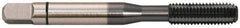 Balax - M3.5x0.60 Metric Coarse 6H D7 Thread Limit Bottoming Thread Forming Tap - Powdered Metal High Speed Steel, TiCN Finish, 2" OAL, 0.45" Thread Length, Right Hand Thread, Series BXSTEEL - Exact Industrial Supply
