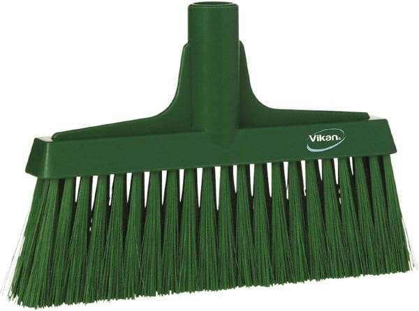 Vikan - 6-3/4" OAL Polyester Bristle Lobby Broom - 3" Bristle Length, 9-1/2" Wide - Industrial Tool & Supply