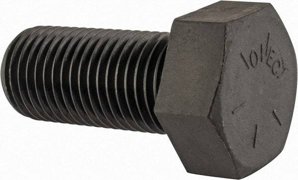 Value Collection - 2 - 4-1/2 UNC, 4-1/2" Length Under Head Hex Head Cap Screw - Partially Threaded, Grade 8 Alloy Steel, Uncoated, 3" Hex - Industrial Tool & Supply