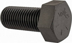 Value Collection - 2 - 4-1/2 UNC, 4-1/2" Length Under Head Hex Head Cap Screw - Partially Threaded, Grade 8 Alloy Steel, Uncoated, 3" Hex - Industrial Tool & Supply