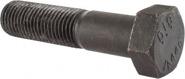 Value Collection - 1-3/4 - 5 UNC, 7-1/2" Length Under Head Hex Head Cap Screw - Partially Threaded, Grade 5 Steel, Uncoated, 2-5/8" Hex - Industrial Tool & Supply