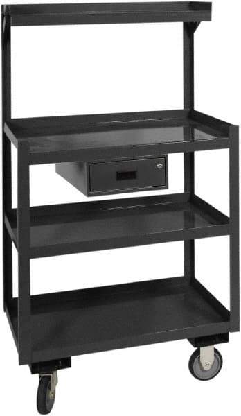 Durham - 30" Wide x 55-3/4" High x 24" Deep, Mobile Workstation - 1,200 Lb Capacity - Industrial Tool & Supply