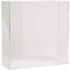 PRO-SAFE - Table and Wall Mount Disposable Glove Dispenser - 10-3/8 Inch Wide x 3-3/4 Inch Deep x 10-1/4 Inch High, Clear - Industrial Tool & Supply