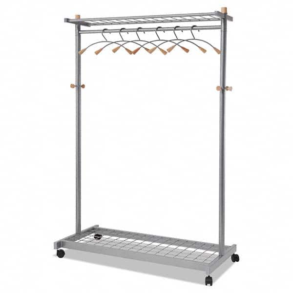Alba - Coat Racks, Hooks & Shelving Type: Floor Rack Number of Hooks: 6 - Industrial Tool & Supply