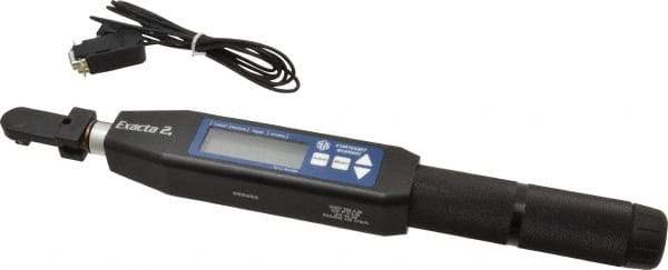 Sturtevant Richmont - 3/8" Drive, 60 to 300 In/Lb, Electronic Torque Wrench - 0.001 Ft/Lb Graduation, 14-1/2" OAL - Industrial Tool & Supply