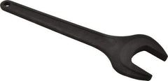 Facom - 75mm Standard Service Open End Wrench - 19-11/16" OAL, Single End, Black Finish, 15° Head Angle - Industrial Tool & Supply