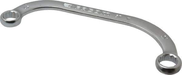 Facom - 10mm x 12mm 12 Point Obstruction Box Wrench - Double End, 5/16" Head Diam x 5/16" Head Thickness, 5-5/8" OAL, Steel, Satin Finish - Industrial Tool & Supply