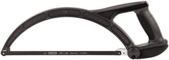 Stanley - 12" Hacksaw - 4" Throat Depth, High Impact Polypropylene Handle, Closed Grip Handle - Industrial Tool & Supply